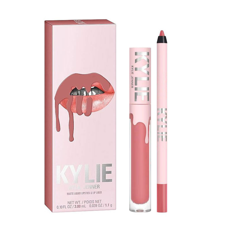 Набір Kylie Cosmetics 302 Snow Way Bae (помада для губ, 3 мл + олівець для губ, 1.1 г)